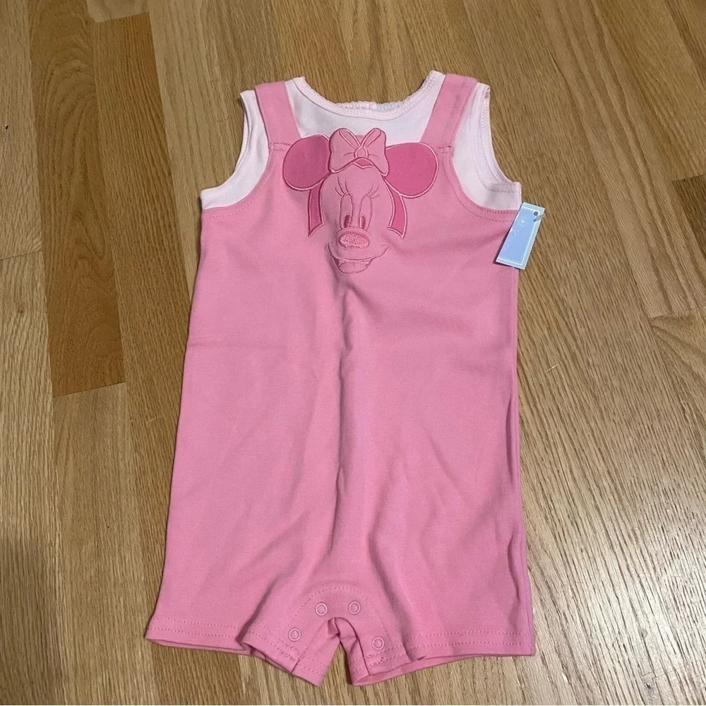 Disney Minnie Mouse One Piece Bodysuit NEW 12 Mos Vintage 90s